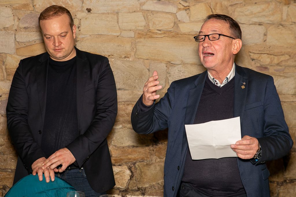 Weihnachtsfeier am 08.12.2023 im Restaurant Mundart Saulheim - Foto: © Henning Fox, Mainz