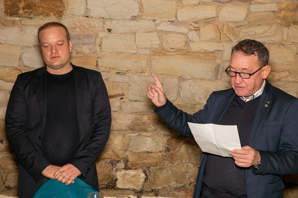 Weihnachtsfeier am 08.12.2023 im Restaurant Mundart Saulheim - Foto: © Henning Fox, Mainz