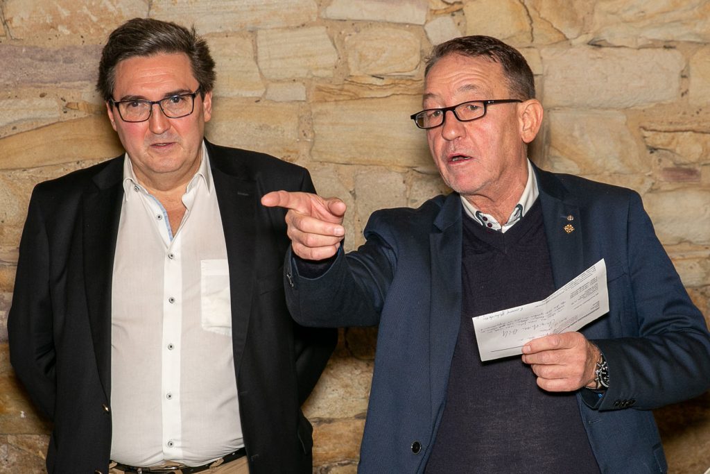 Weihnachtsfeier am 08.12.2023 im Restaurant Mundart Saulheim - Foto: © Henning Fox, Mainz