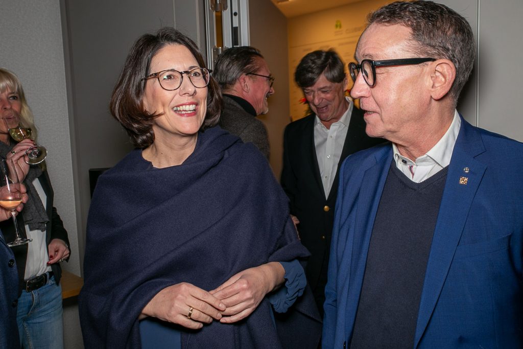 Neujahrsempfang mit Wirtschaftsministerin RLP Daniela Schmidt am 31.01.24 im Restaurant Knuths beim Golfplatz Budenheim - Foto: © Henning Fox, Mainz