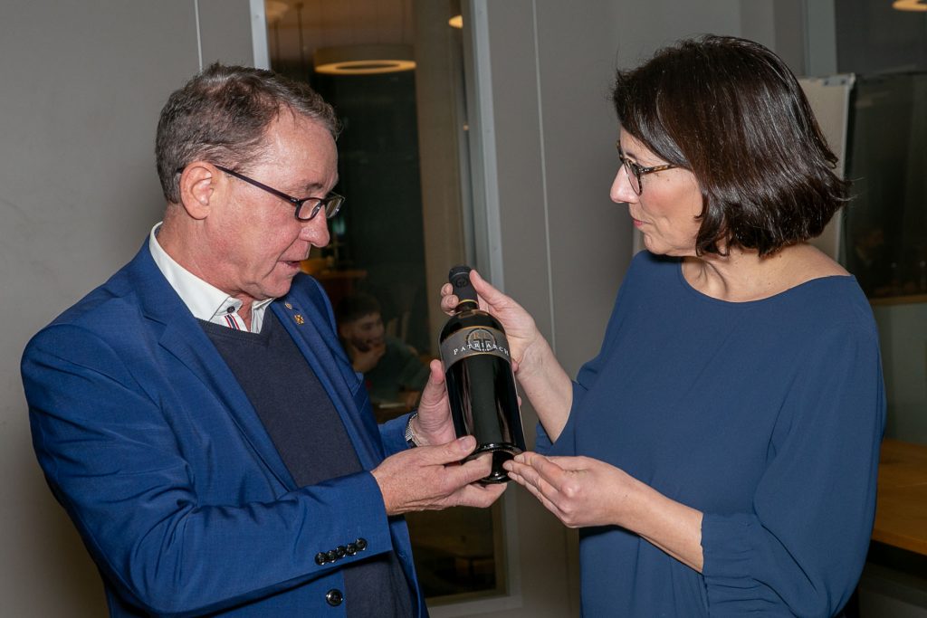 Neujahrsempfang mit Wirtschaftsministerin RLP Daniela Schmidt am 31.01.24 im Restaurant Knuths beim Golfplatz Budenheim - Foto: © Henning Fox, Mainz