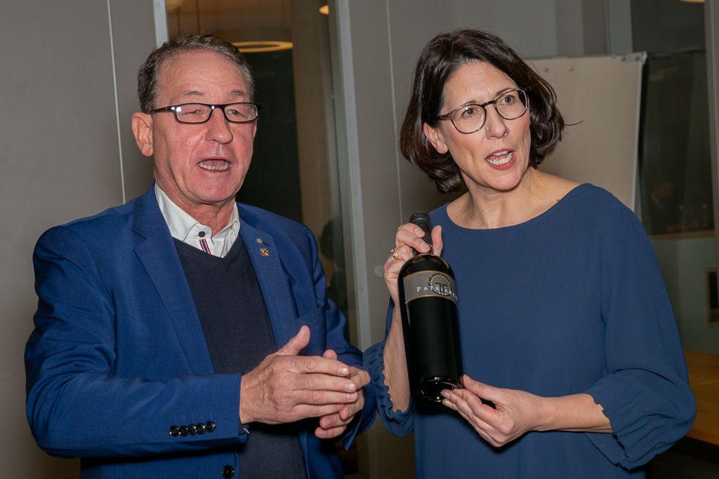 Neujahrsempfang mit Wirtschaftsministerin RLP Daniela Schmidt am 31.01.24 im Restaurant Knuths beim Golfplatz Budenheim - Foto: © Henning Fox, Mainz