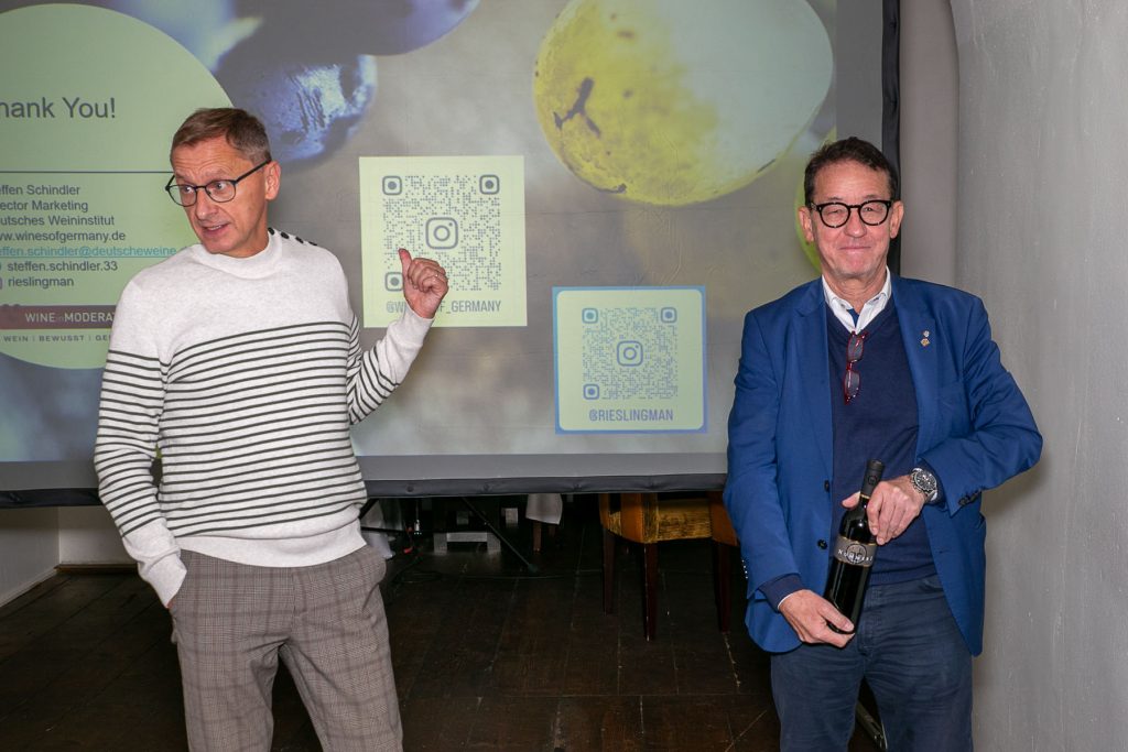 Vortrag des Geschäftsführers Deutsches Weininstitut im Hyatt Mainz am 30. Okt. 2024 - Foto: © Henning Fox, Mainz